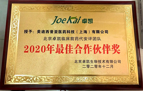 CA88被评为“2020年最佳相助同伴”