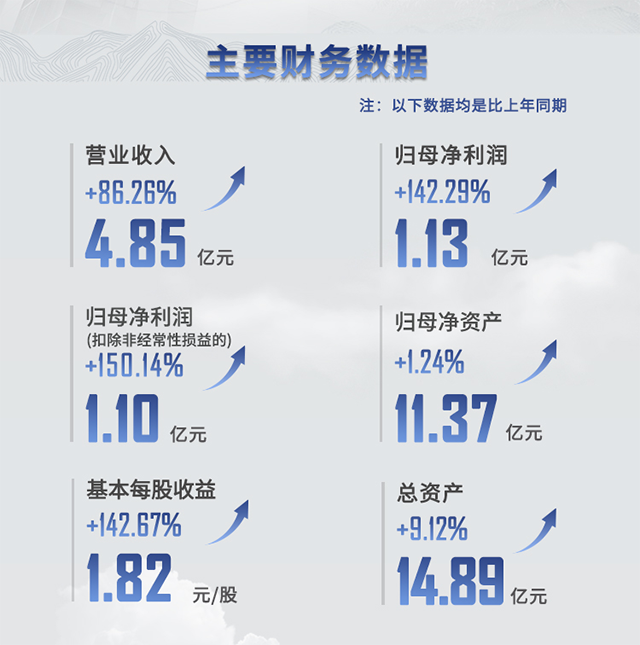 2021年CA88半年报主要财务数据